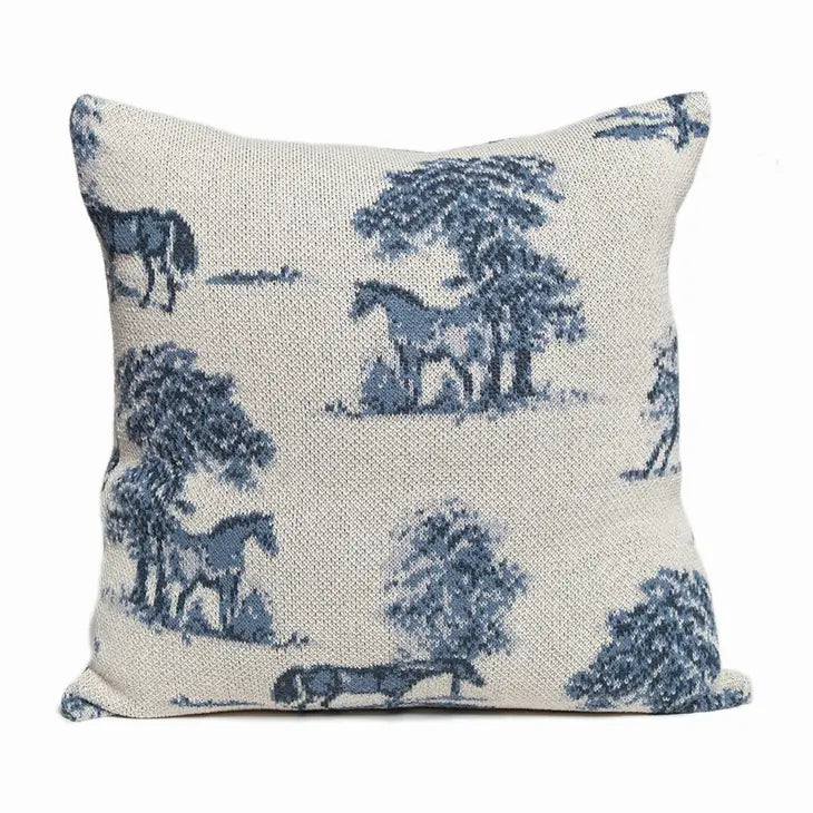 Equestrian Toille Decorative Pillows LA Saddlery